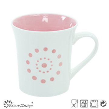 11oz cor brilhante porcelana caneca com preço barato